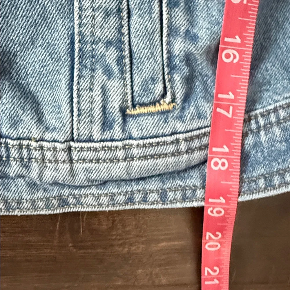 Universal Thread Light Blue Denim Jacket #b38 - Picture 3 of 4